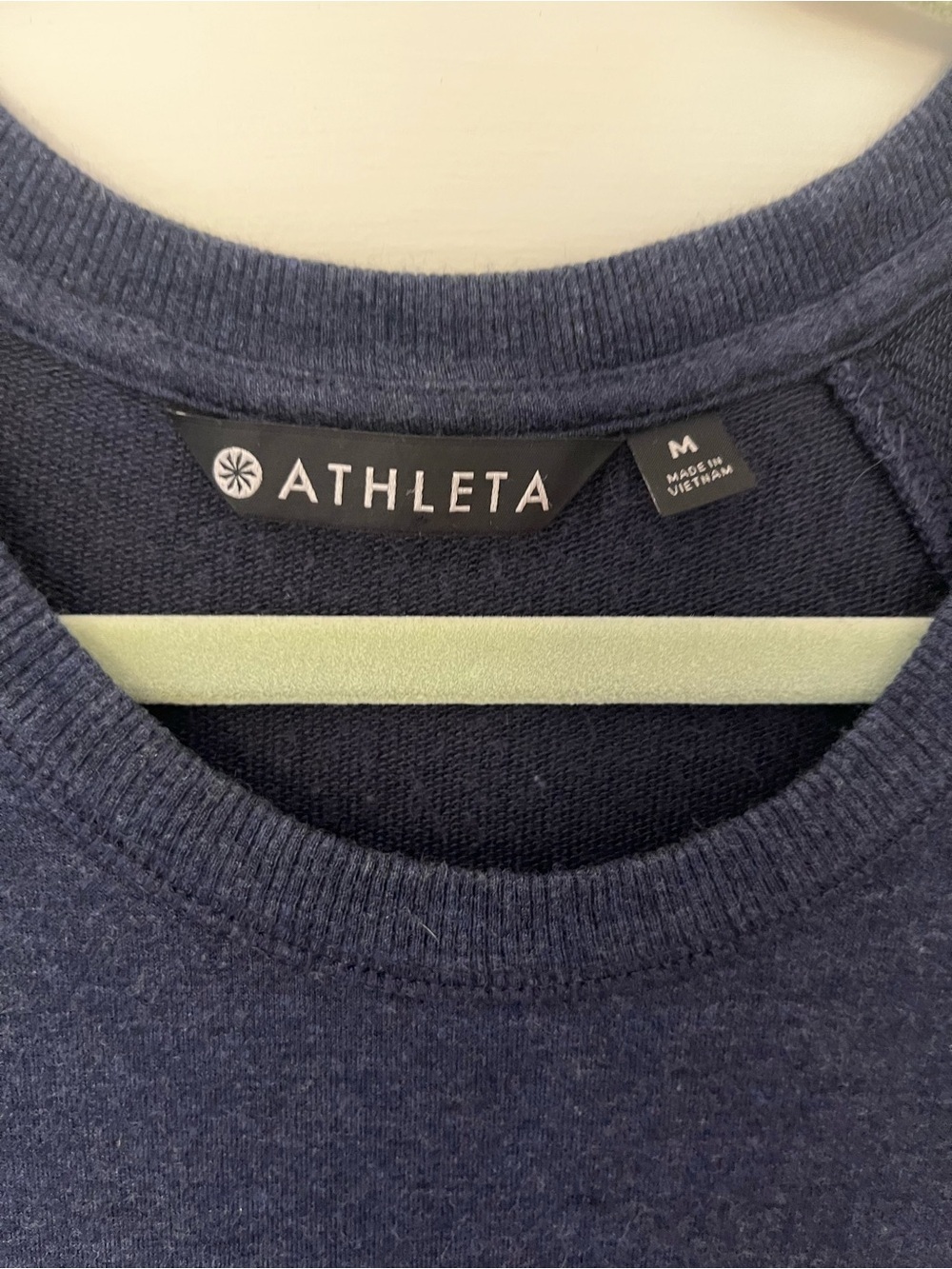 Athleta Tops - Athleta Criss Cross Sweatshirt - Navy Blue - Medium - Picture 2 of 8